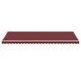 Toldo retráctil manual burdeos 600x300 cm de , Toldos - Ref: Foro24-3215222, Precio: 526,20 €, Descuento: %