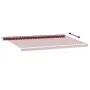 Toldo retráctil manual burdeos 600x300 cm de , Toldos - Ref: Foro24-3215222, Precio: 526,20 €, Descuento: %