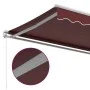 Toldo retráctil manual burdeos 600x300 cm de , Toldos - Ref: Foro24-3215222, Precio: 526,20 €, Descuento: %