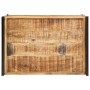 Carrito de cocina madera maciza de mango rugosa 80x55x70 cm de , Carros de cocina y comedor - Ref: Foro24-358510, Precio: 122...