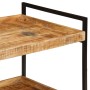Carrito de cocina madera maciza de mango rugosa 80x55x70 cm de , Carros de cocina y comedor - Ref: Foro24-358510, Precio: 122...