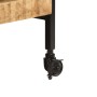 Carrito de cocina madera maciza de mango rugosa 80x55x70 cm de , Carros de cocina y comedor - Ref: Foro24-358510, Precio: 122...