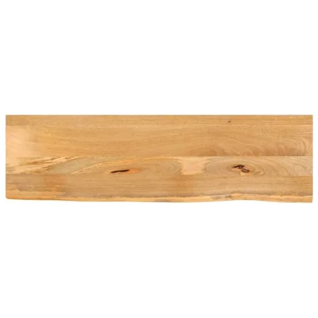 Tablero de mesa borde natural madera maciza mango 100x40x2,5 cm by , Table tops - Ref: Foro24-370444, Price: 64,29 €, Discoun...
