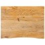 Tablero de mesa borde natural madera maciza mango 80x60x2,5 cm de , Tableros para mesas - Ref: Foro24-370452, Precio: 71,45 €...