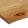 Tablero de mesa borde natural madera maciza mango 90x80x2,5 cm de , Tableros para mesas - Ref: Foro24-370459, Precio: 93,62 €...