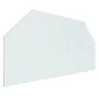 Placa de vidrio para chimenea hexagonal 100x50 cm de vidaXL, Cristal - Ref: Foro24-324141, Precio: 38,09 €, Descuento: %