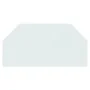 Placa de vidrio para chimenea hexagonal 100x50 cm de vidaXL, Cristal - Ref: Foro24-324141, Precio: 38,09 €, Descuento: %