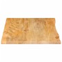 Tablero de mesa borde natural madera maciza mango 70x60x3,8 cm de , Tableros para mesas - Ref: Foro24-370499, Precio: 80,49 €...