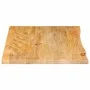 Tablero de mesa borde natural madera maciza mango 70x60x3,8 cm by , Table tops - Ref: Foro24-370499, Price: 78,96 €, Discount: %