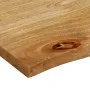 Tablero de mesa borde natural madera maciza mango 70x60x3,8 cm by , Table tops - Ref: Foro24-370499, Price: 78,96 €, Discount: %