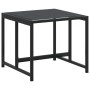 Juego de comedor de jardín 11 piezas textileno negro de , Conjuntos de jardín - Ref: Foro24-3295129, Precio: 434,68 €, Descue...