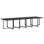 Juego de comedor de jardín 13 piezas textileno negro de , Conjuntos de jardín - Ref: Foro24-3295122, Precio: 696,06 €, Descue...