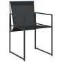 Juego de comedor de jardín 13 piezas textileno negro de , Conjuntos de jardín - Ref: Foro24-3295122, Precio: 696,06 €, Descue...