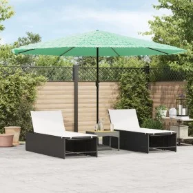 Sombrilla de jardín con poste de acero verde 388x388x248 cm by , Umbrellas - Ref: Foro24-4005115, Price: 141,56 €, Discount: %