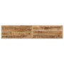 Banco de madera maciza de mango rugosa y acero 160 cm de , Bancos para recibidores y almacenamiento - Ref: Foro24-4006413, Pr...