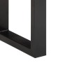 Banco de madera maciza de mango rugosa y acero 160 cm de , Bancos para recibidores y almacenamiento - Ref: Foro24-4006413, Pr...