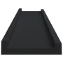 Repisa para marcos de fotos 2 uds MDF negro 60x9x3 cm de vidaXL, Estantes y estanterías - Ref: Foro24-323932, Precio: 22,20 €...