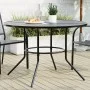 Mesa de patio redonda de acero gris antracita Ø110x72,5 cm de , Mesas de jardín - Ref: Foro24-4009264, Precio: 159,57 €, Desc...