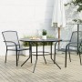 Mesa de patio redonda de acero gris antracita Ø110x72,5 cm de , Mesas de jardín - Ref: Foro24-4009264, Precio: 179,50 €, Desc...