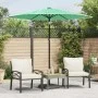 Sombrilla de jardín con poste de acero verde 223x223x213 cm by , Umbrellas - Ref: Foro24-4005099, Price: 80,02 €, Discount: %
