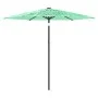 Sombrilla de jardín con poste de acero verde 223x223x213 cm by , Umbrellas - Ref: Foro24-4005099, Price: 80,02 €, Discount: %