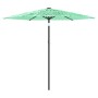 Sombrilla de jardín con poste de acero verde 223x223x213 cm de , Sombrillas - Ref: Foro24-4005099, Precio: 76,77 €, Descuento: %