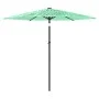 Sombrilla de jardín con poste de acero verde 223x223x213 cm by , Umbrellas - Ref: Foro24-4005099, Price: 80,02 €, Discount: %