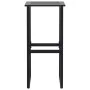 Taburetes de bar 4 unidades acero negro 38x38x80 cm de , Sillas de jardín - Ref: Foro24-4009266, Precio: 215,09 €, Descuento: %