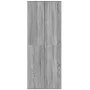 Aparador alto madera de ingeniería gris Sonoma 70x35x180 cm de , Taquillas y armarios de almacenamiento - Ref: Foro24-3276663...