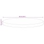Tablero de mesa redondo madera maciza reciclada Ø 60x3,8 cm de , Tableros para mesas - Ref: Foro24-370025, Precio: 68,66 €, D...