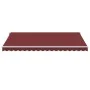 Toldo retráctil automático burdeos 450x350 cm de , Toldos - Ref: Foro24-3214988, Precio: 566,15 €, Descuento: %