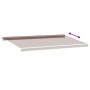Toldo retráctil manual marrón 600x350 cm de , Toldos - Ref: Foro24-3215399, Precio: 579,66 €, Descuento: %