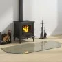 Placa de vidrio para chimenea hexagonal 120x50 cm de vidaXL, Cristal - Ref: Foro24-324143, Precio: 31,00 €, Descuento: %