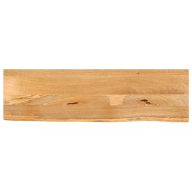 Tablero de mesa borde natural madera maciza mango 110x30x2,5 cm de , Tableros para mesas - Ref: Foro24-370433, Precio: 59,68 ...