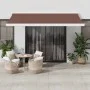 Toldo retráctil automático marrón 450x300 cm de , Toldos - Ref: Foro24-3215731, Precio: 757,27 €, Descuento: %