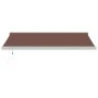 Toldo retráctil automático marrón 450x300 cm de , Toldos - Ref: Foro24-3215731, Precio: 757,27 €, Descuento: %