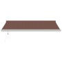 Toldo retráctil automático marrón 450x300 cm de , Toldos - Ref: Foro24-3215731, Precio: 812,94 €, Descuento: %
