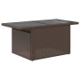 Set de sofás de jardín 9 pzas y cojines ratán sintético marrón de , Conjuntos de jardín - Ref: Foro24-3268103, Precio: 609,71...