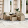 Juego de sofás jardín con cojines 6 pzas ratán sintético beige de , Conjuntos de jardín - Ref: Foro24-3269158, Precio: 464,97...