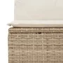 Gartensofa-Set mit 6-teiligen Kissen aus synthetischem Rattan in Beige. von , Gartensets - Ref: Foro24-3269158, Preis: 492,46...