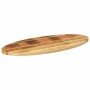 Tablero de mesa ovalado madera maciza de mango 110x50x3,8 cm de , Tableros para mesas - Ref: Foro24-370833, Precio: 74,83 €, ...