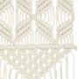 Adorno de pared de macramé algodón 40x80 cm de vidaXL, Tapicería decorativa - Ref: Foro24-323997, Precio: 22,23 €, Descuento: %