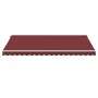 Toldo retráctil manual con luces LED burdeos 450x300 cm de , Toldos - Ref: Foro24-3214976, Precio: 377,30 €, Descuento: %