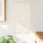 Adorno de pared de macramé algodón 40x80 cm de vidaXL, Tapicería decorativa - Ref: Foro24-323998, Precio: 17,90 €, Descuento: %