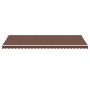 Toldo retráctil manual con luces LED marrón 600x350 cm de , Toldos - Ref: Foro24-3215400, Precio: 738,95 €, Descuento: %