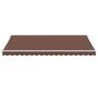 Toldo retráctil manual con luces LED marrón 450x350 cm de , Toldos - Ref: Foro24-3215392, Precio: 403,04 €, Descuento: %