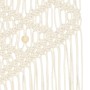Adorno de pared de macramé algodón 40x80 cm de vidaXL, Tapicería decorativa - Ref: Foro24-323998, Precio: 17,90 €, Descuento: %