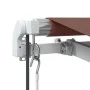 Toldo retráctil automático con luces LED marrón 350x250 cm de , Toldos - Ref: Foro24-3215378, Precio: 486,86 €, Descuento: %