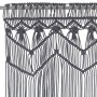 Cortina de macramé algodón gris antracita 140x240 cm de vidaXL, Cortinas y visillos - Ref: Foro24-323994, Precio: 42,80 €, De...