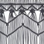 Cortina de macramé algodón gris antracita 140x240 cm de vidaXL, Cortinas y visillos - Ref: Foro24-323994, Precio: 42,80 €, De...